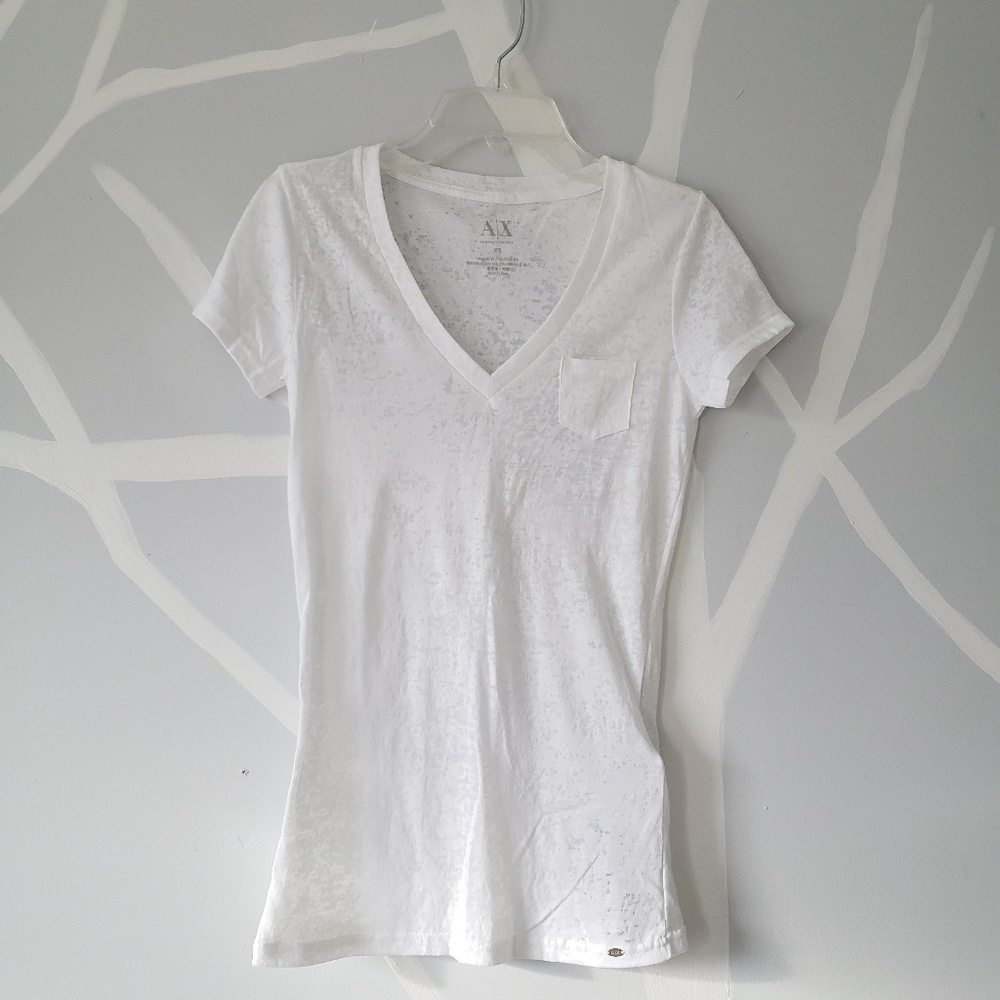 NWT Armani Exchange Burnout Tee